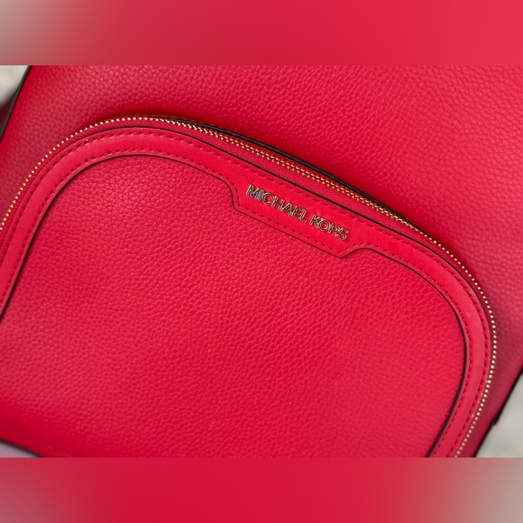 Michael Kors Jaycee Large Backpack Bright Red - Picture 7 of 14